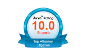 Superb Avvo Rating badge